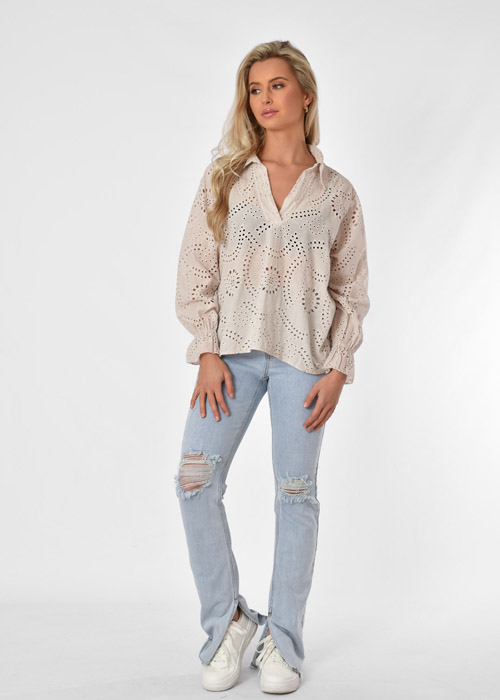 Monica blouse beige