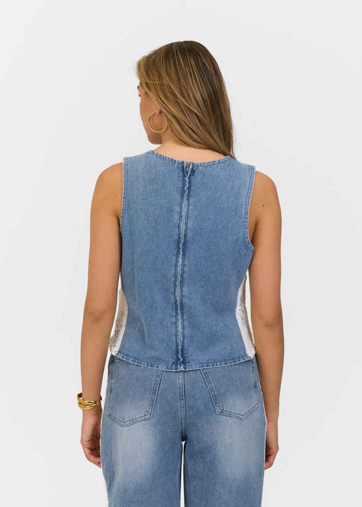 Robin denim top