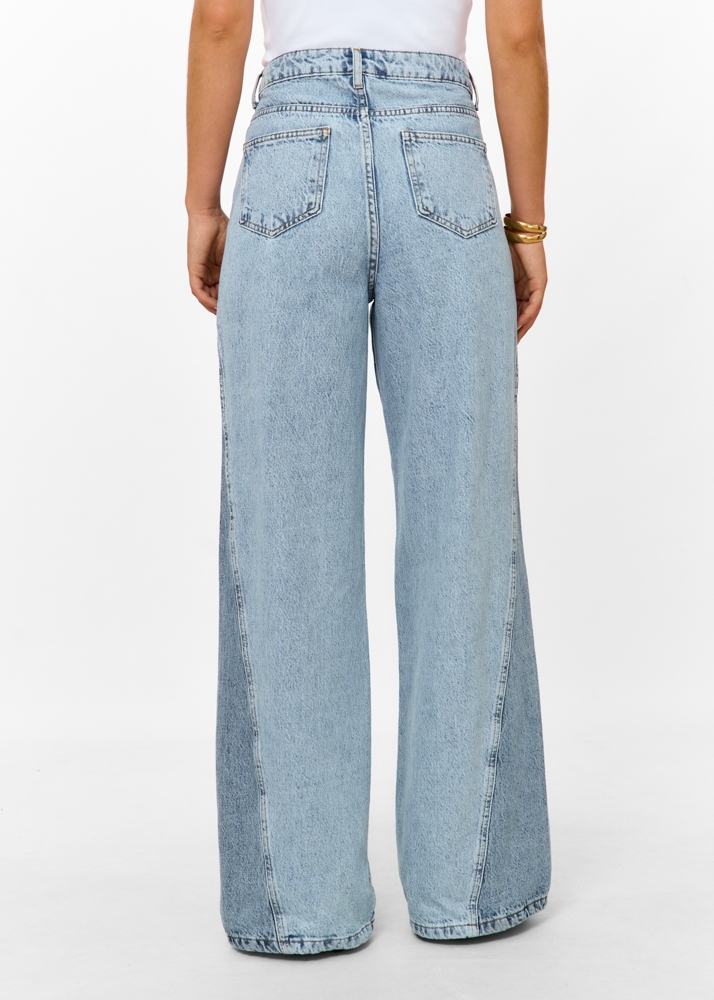 Ceci tweekleurige denim jeans