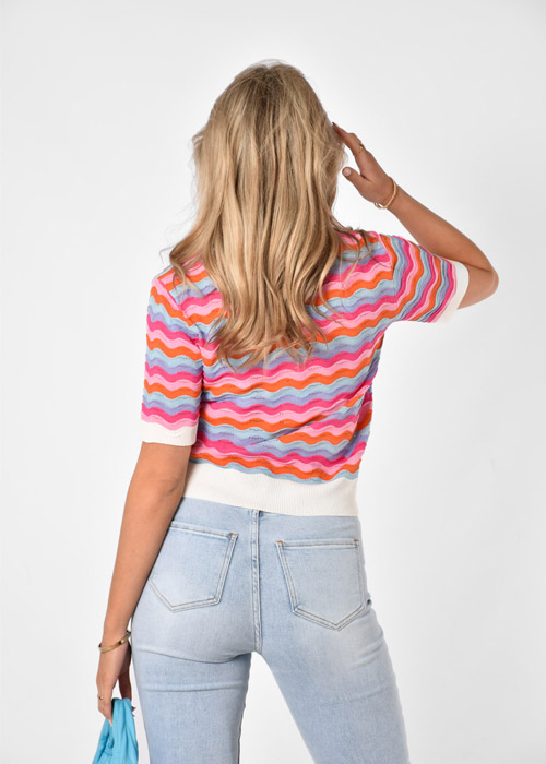 Soof top blauw