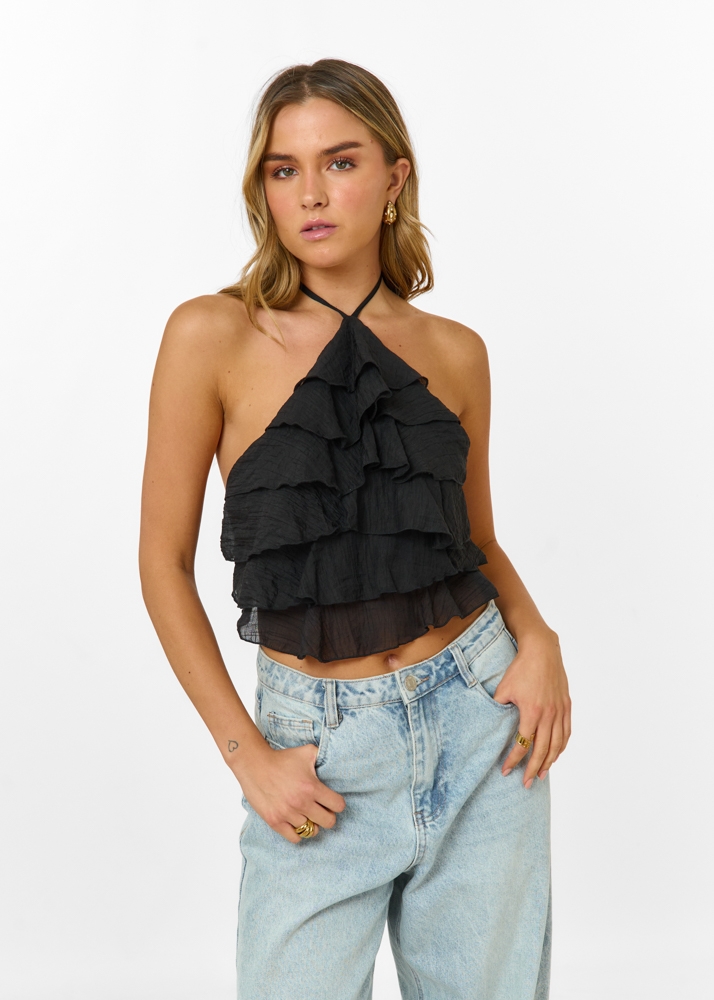 Leonie ruffle top