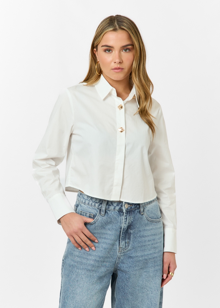 Lina cropped blouse