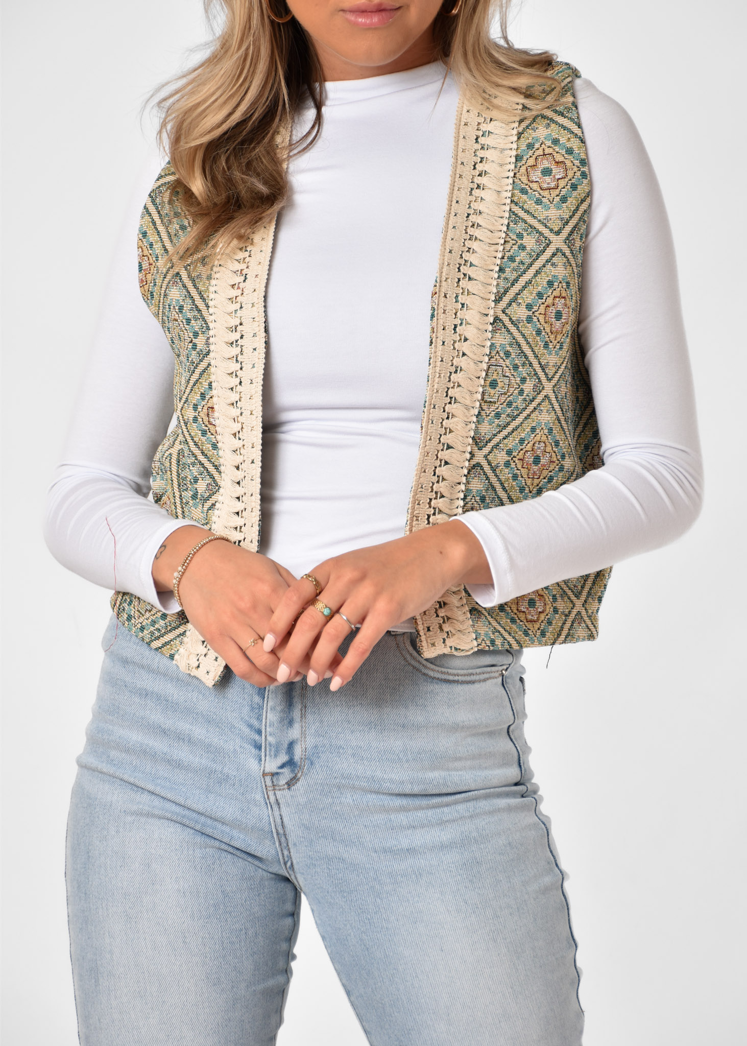 Kirsten gilet groen