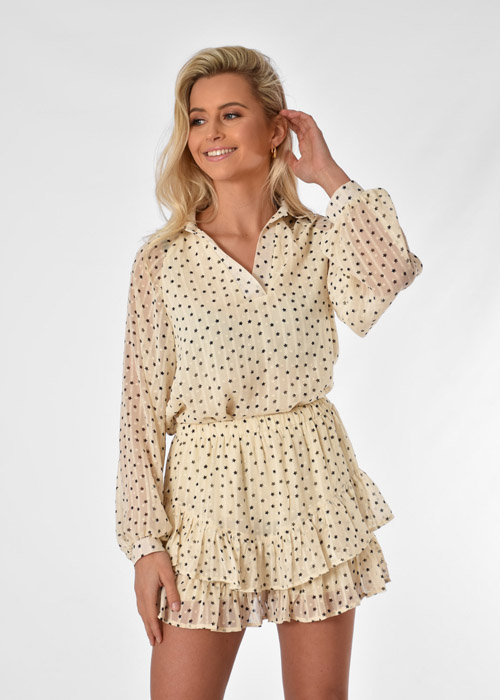 Sterre blouse beige