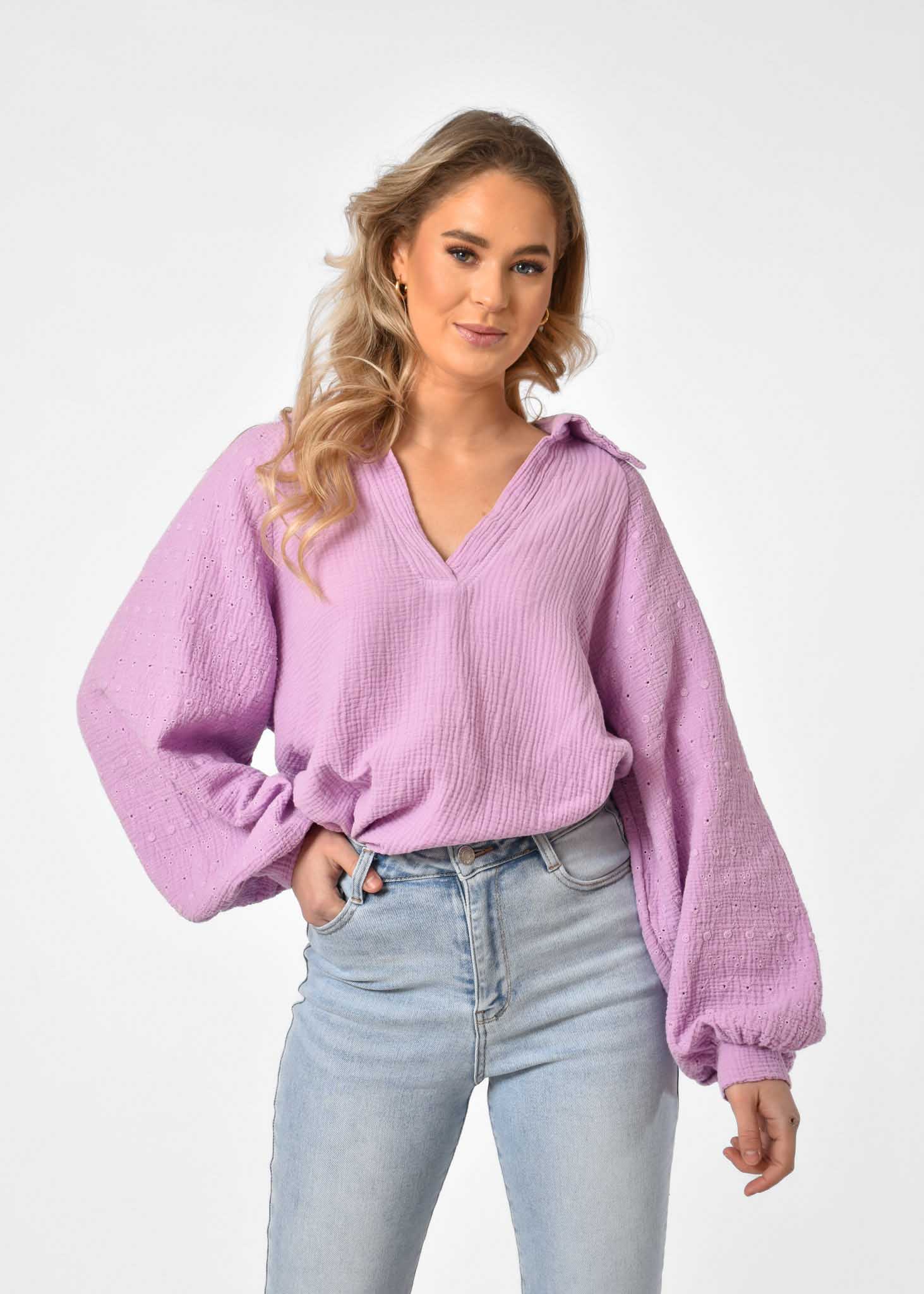 Loua blouse lila