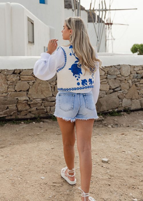 Lizzy gilet wit 