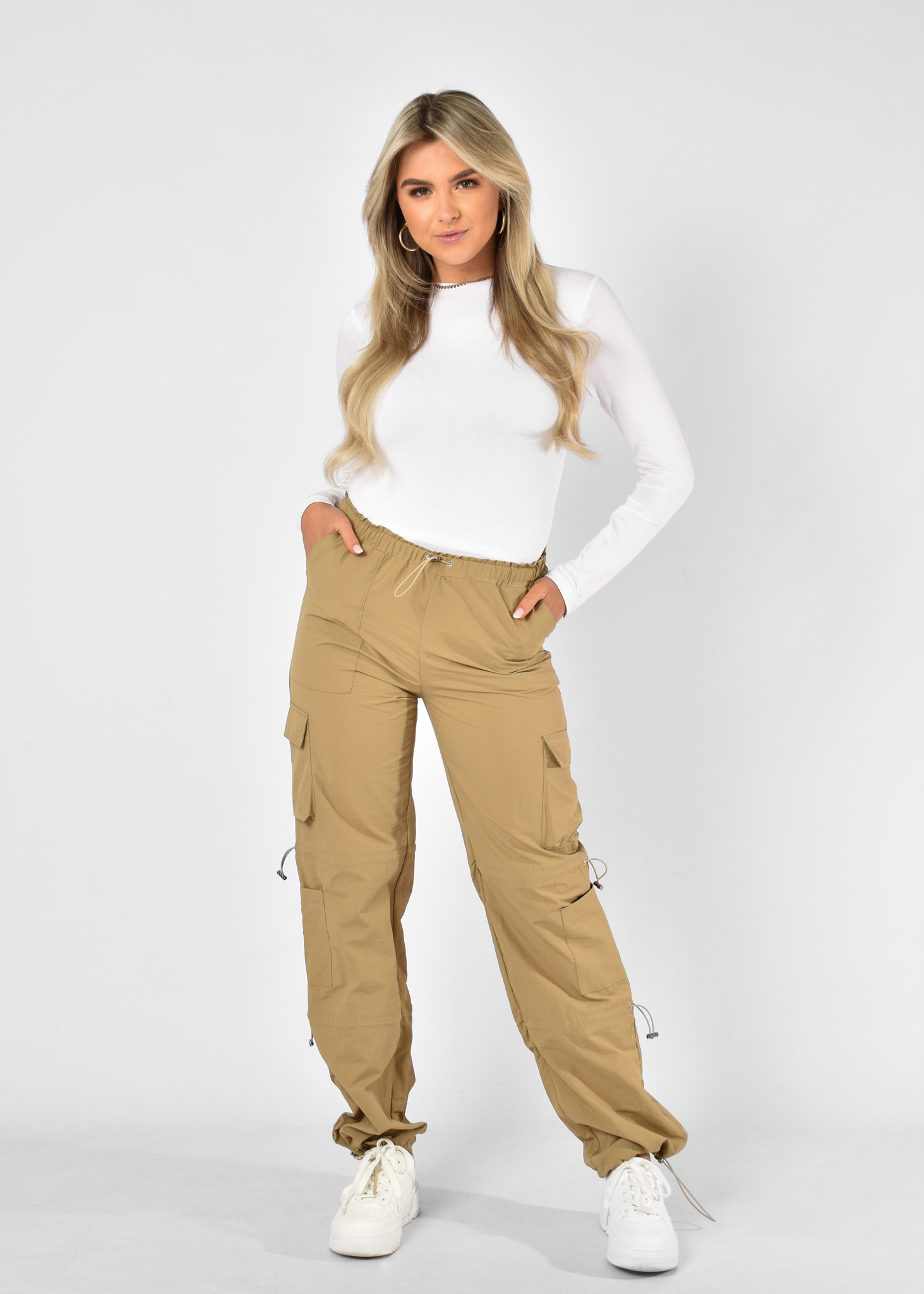 Lauren broek camel 