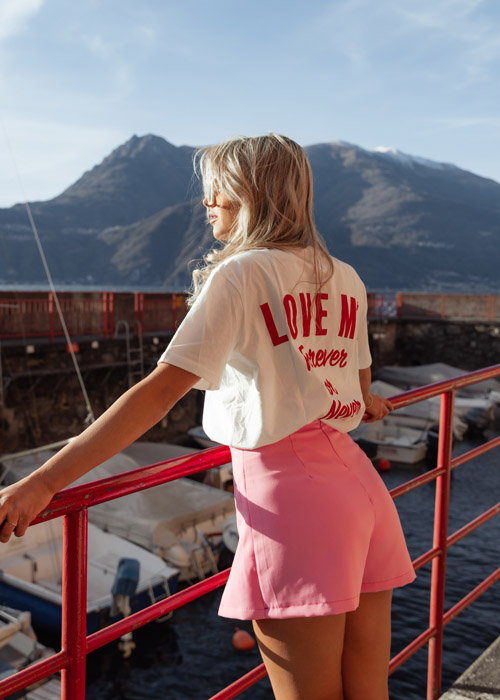 Forever t-shirt wit