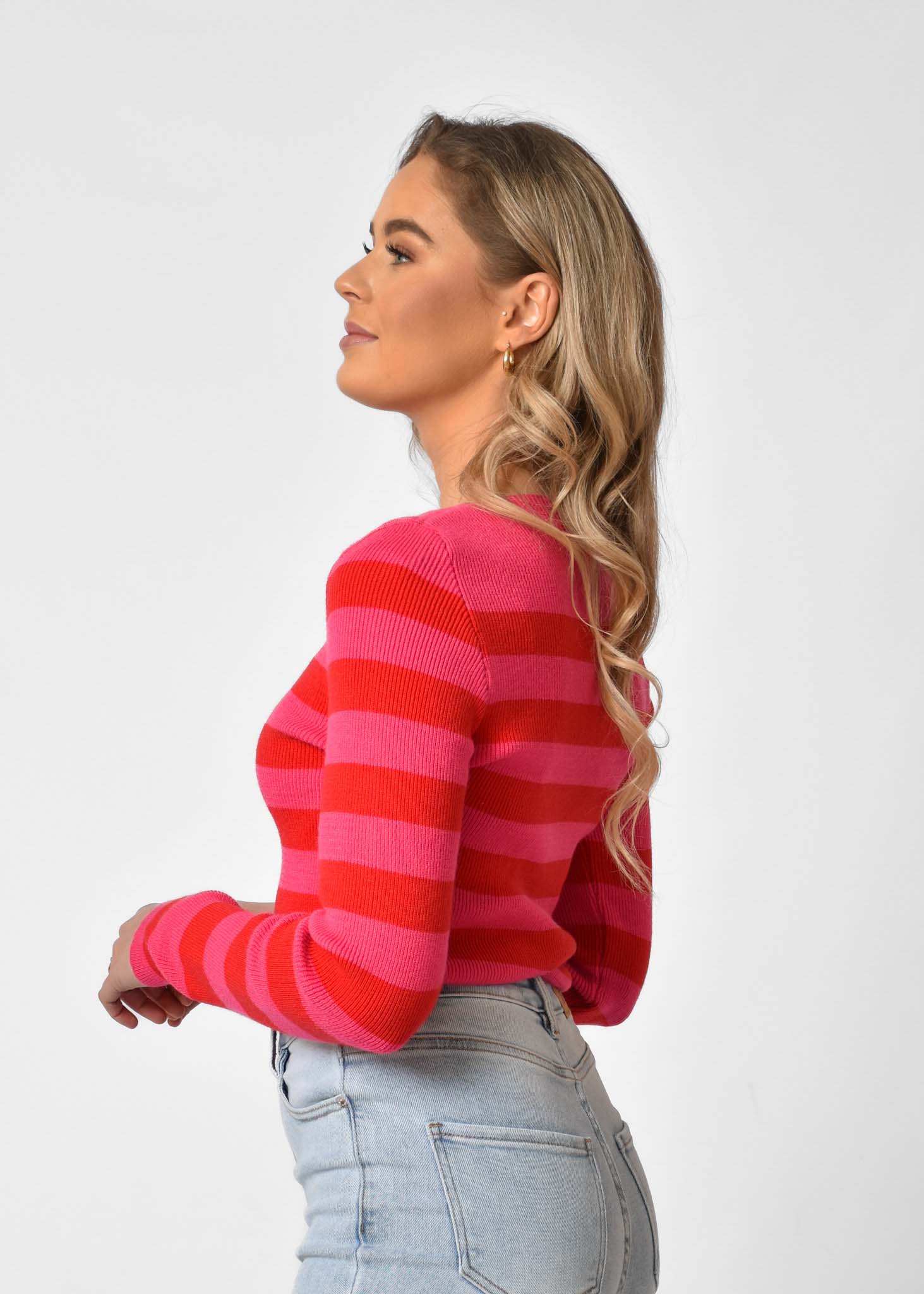 Isabel top roze