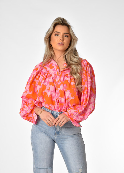 Thirza blouse roze