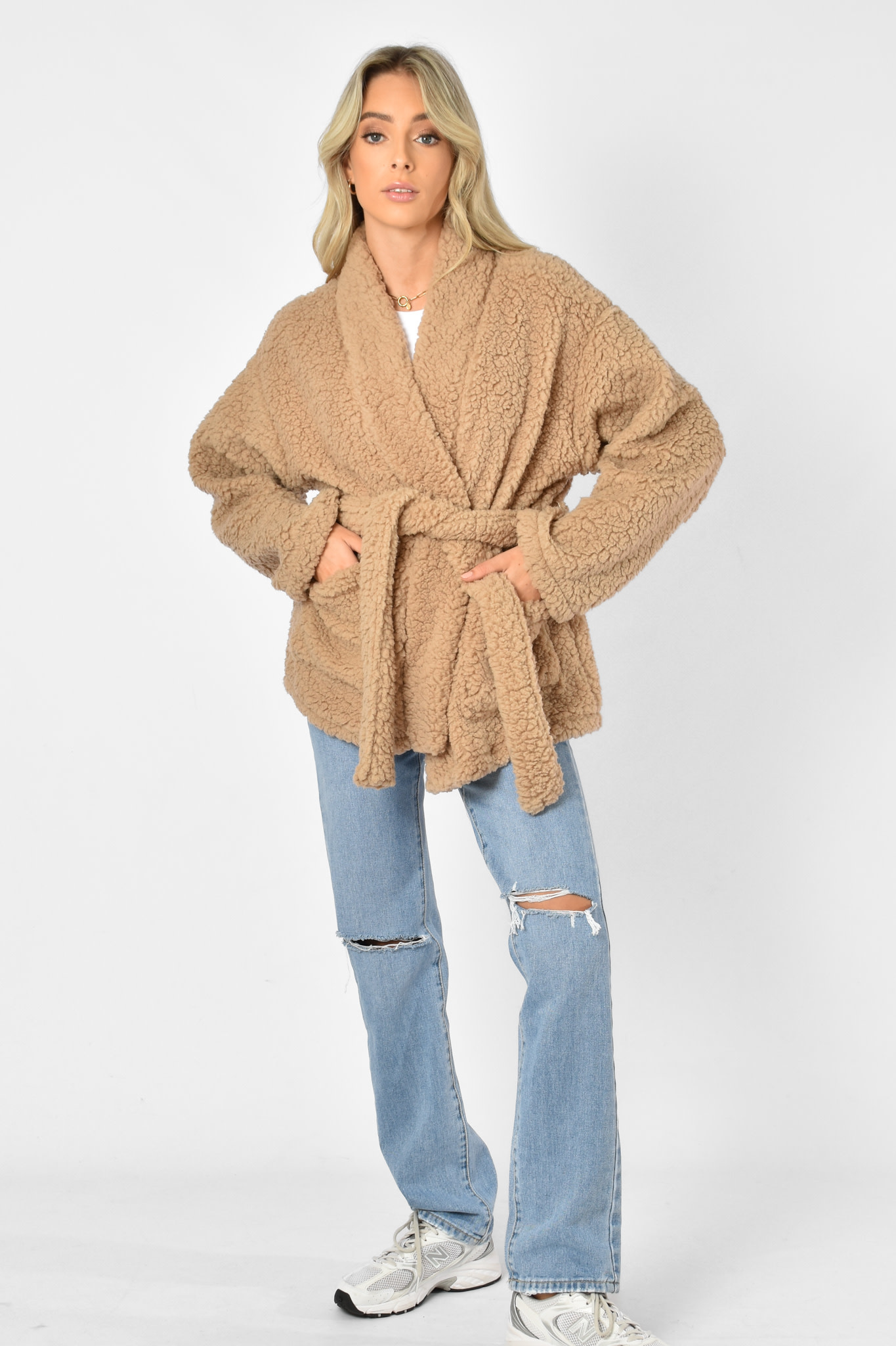 Ruby teddy jas beige