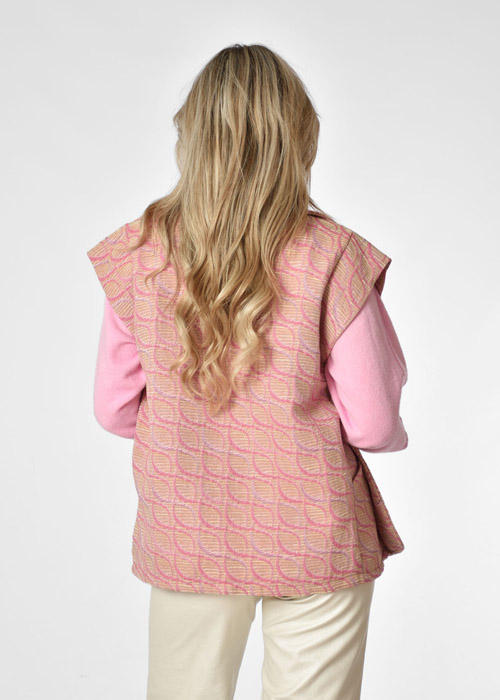 Vienna gilet roze