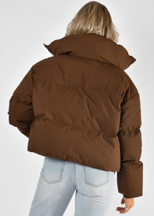Bo puffer jas bruin