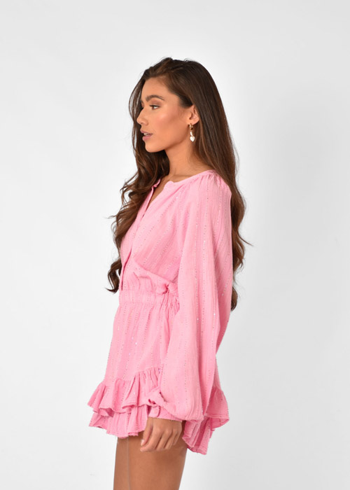 Lena playsuit roze