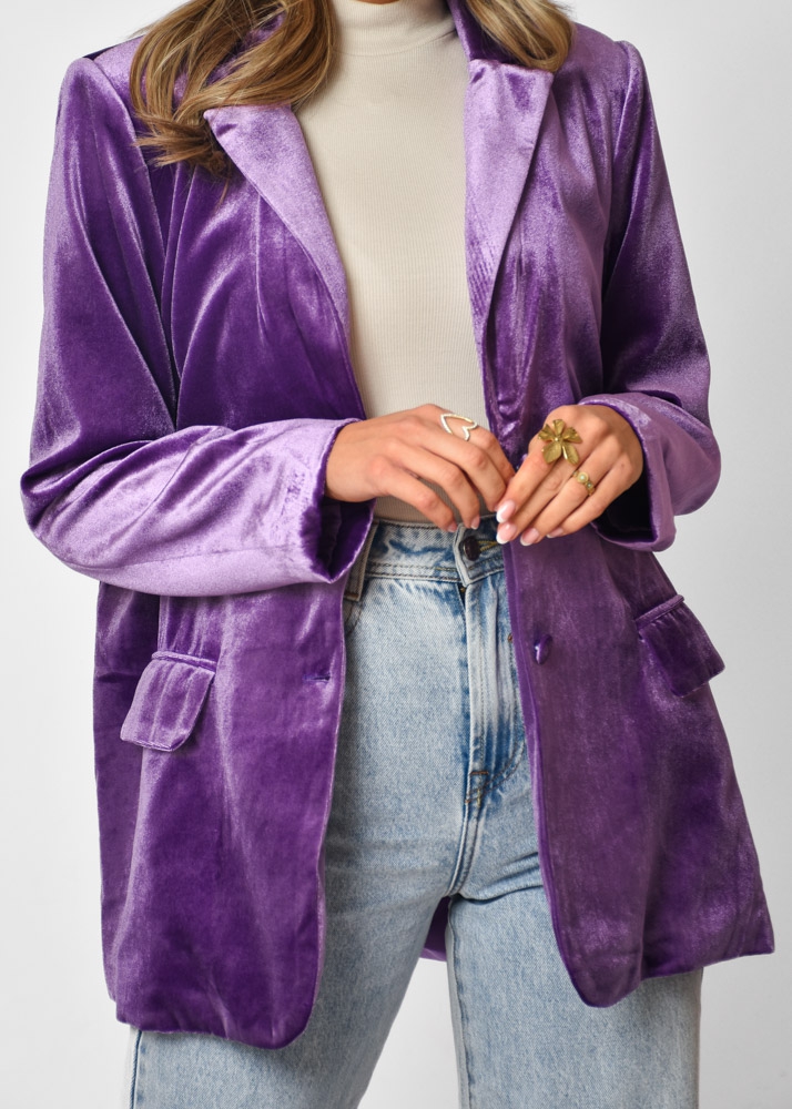 Cleo blazer paars