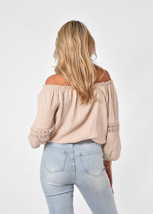 Lena top beige