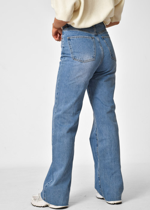 Julia straight leg jeans donkerblauw