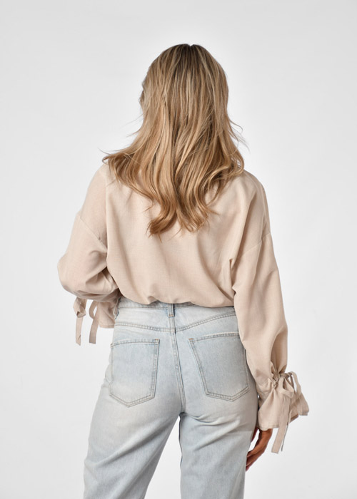 Ella blouse beige