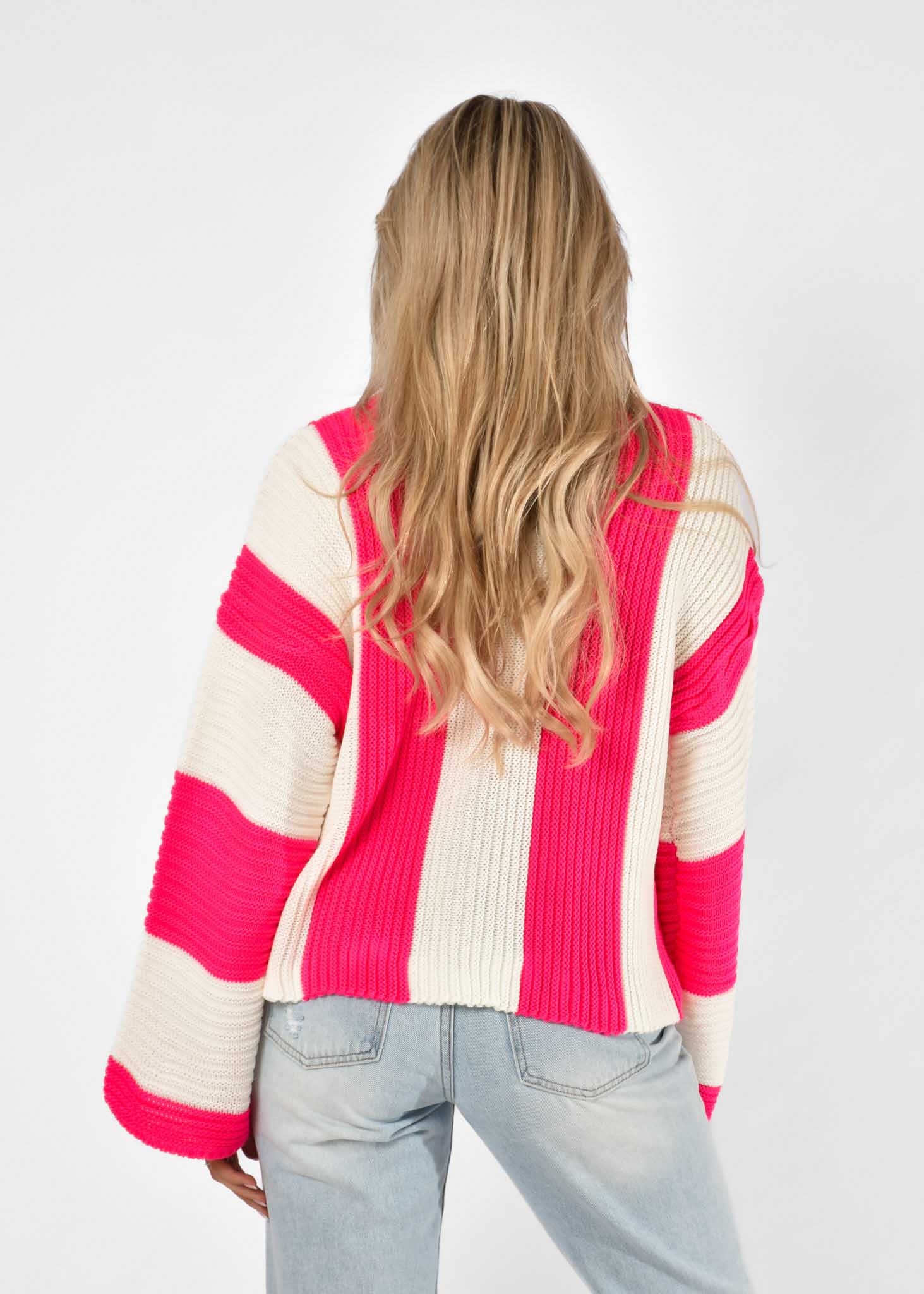 Merel trui fuchsia