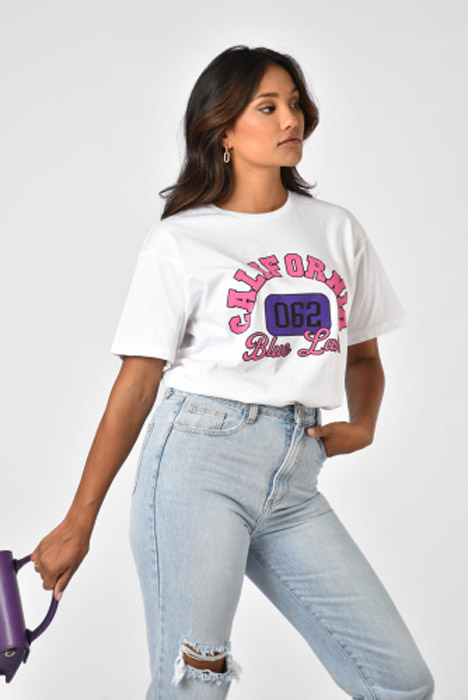 California t-shirt wit