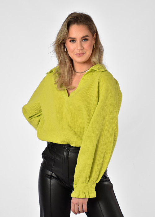 Claartje top lime