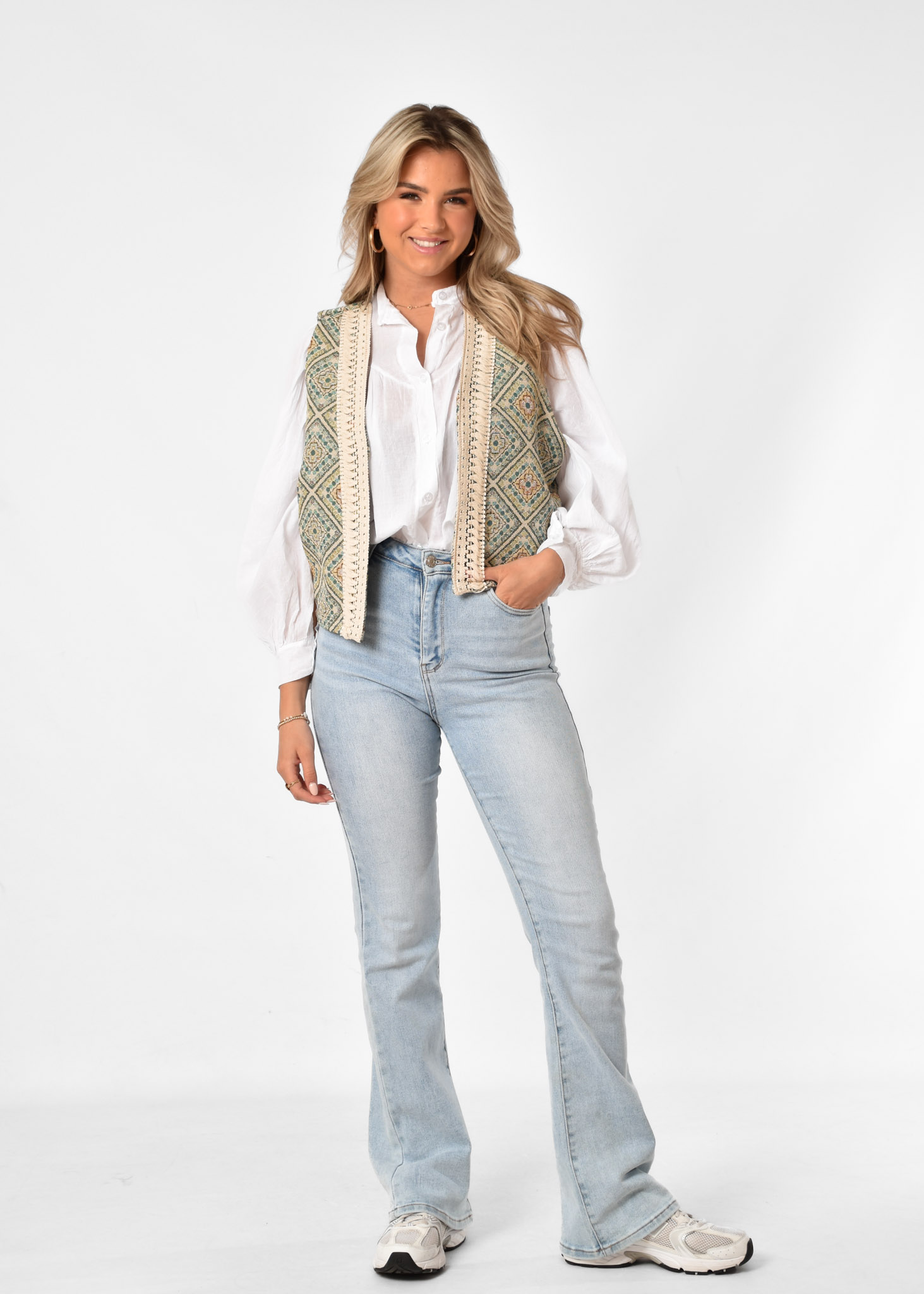 Kirsten gilet groen