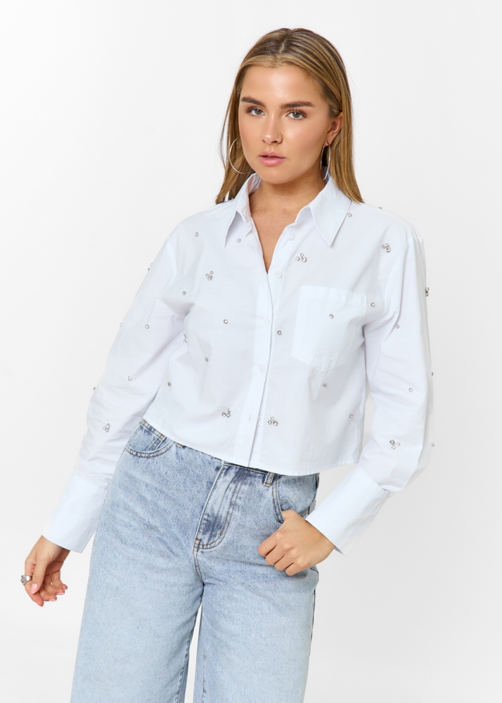 Saartje cropped blouse