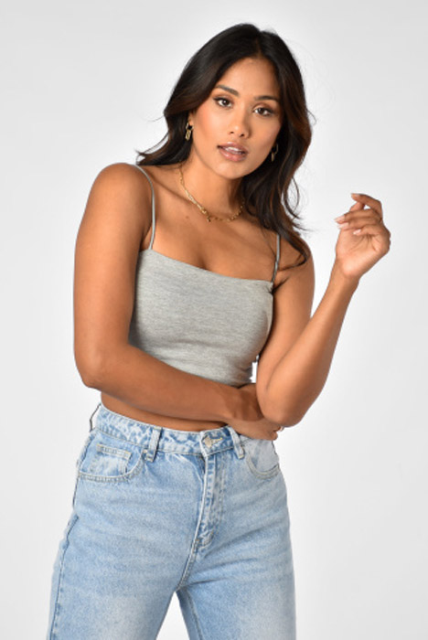 Denise top grey