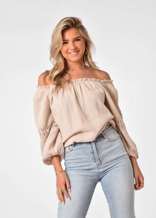 Lena top beige