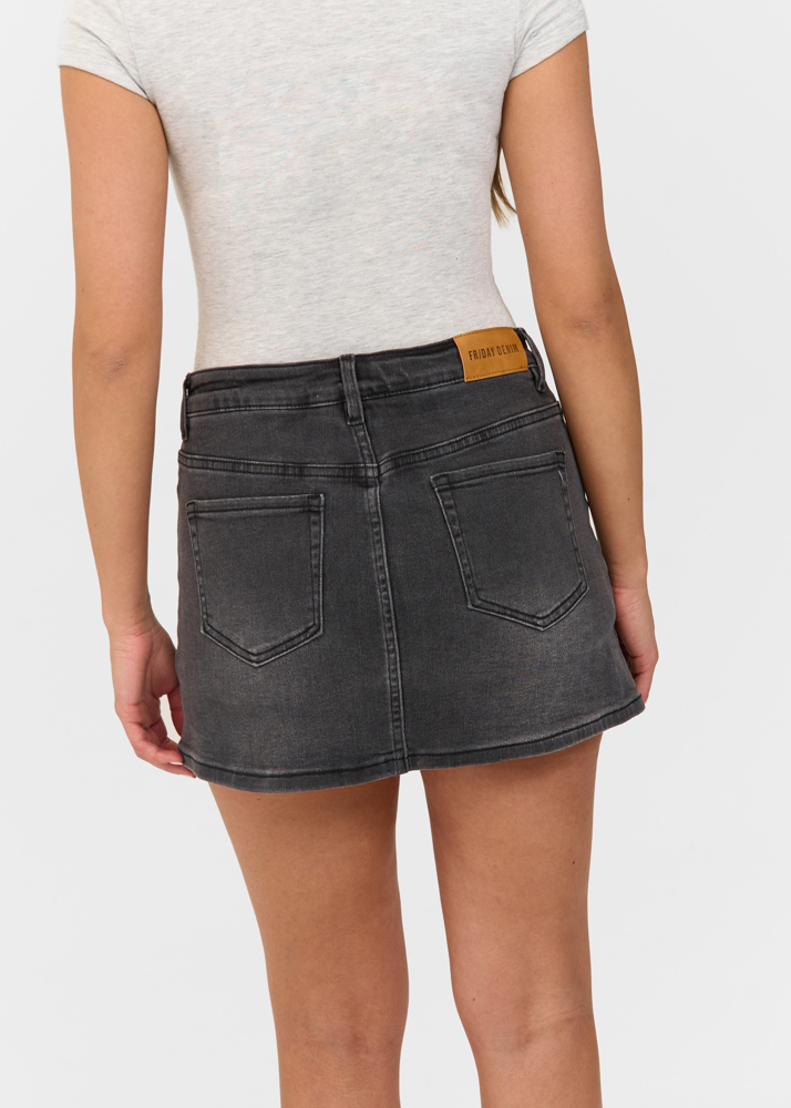 Denim stretch skort