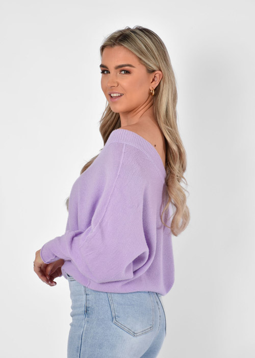 Ellen trui lila 