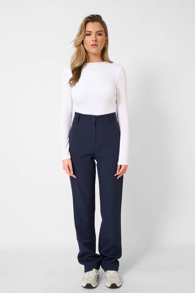 Romy pantalon donkerblauw tess v - Main Image