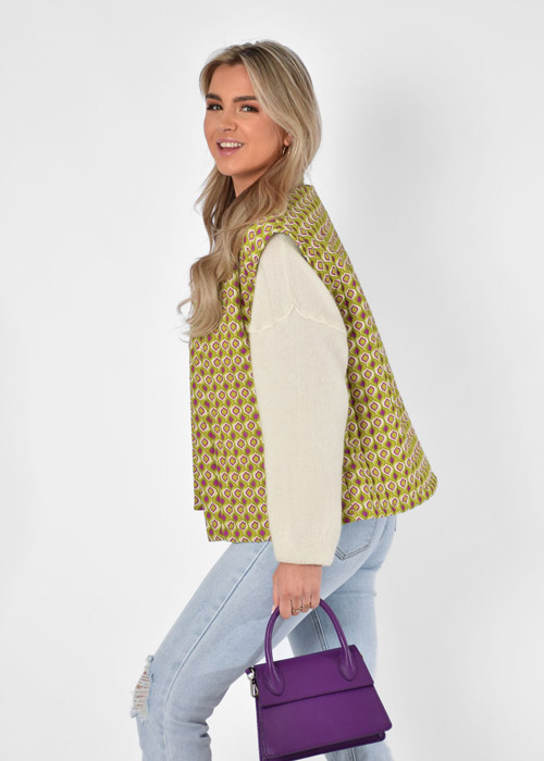 Marthe gilet lime