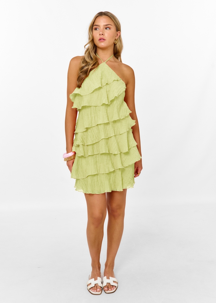 Leonie ruffle jurk