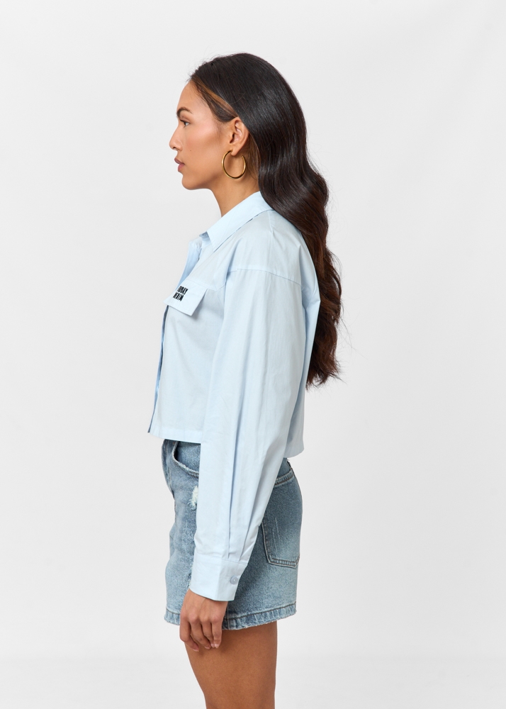 Friday Denim cropped blouse
