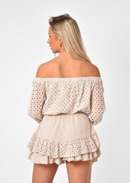 Jenna blouse beige