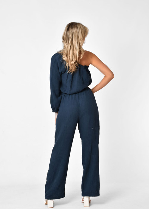Chloe jumpsuit donkerblauw 