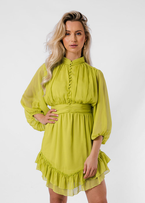 Maartje jurk lime