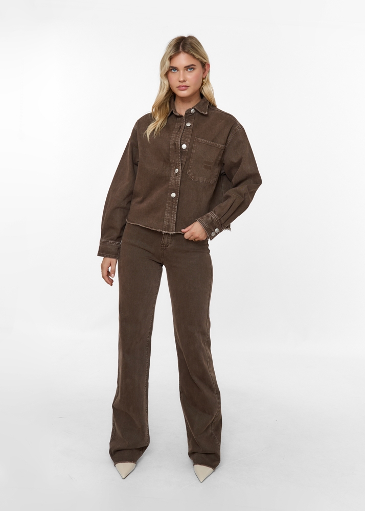 Straight leg stretch jeans