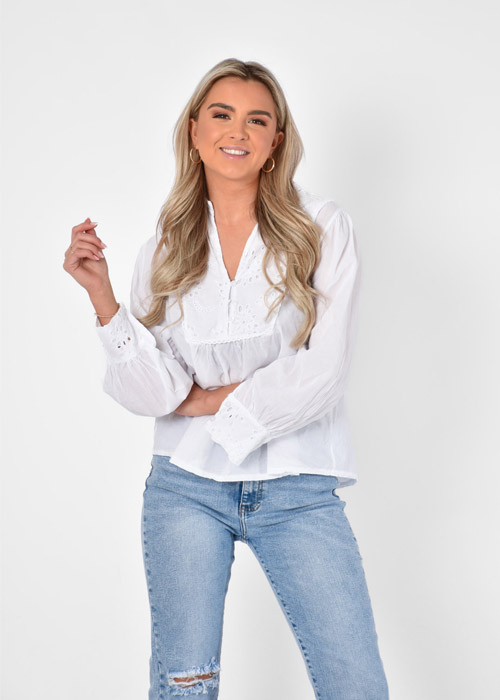 Jinte blouse wit 