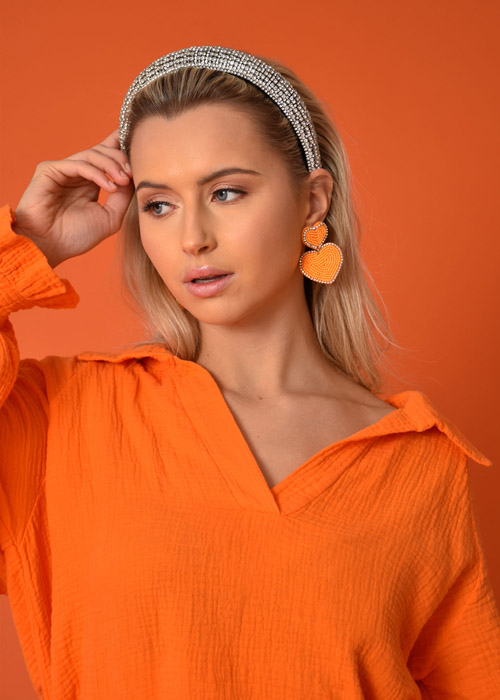 Molly haarband zilver