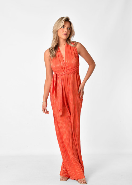 Vera jumpsuit oranje
