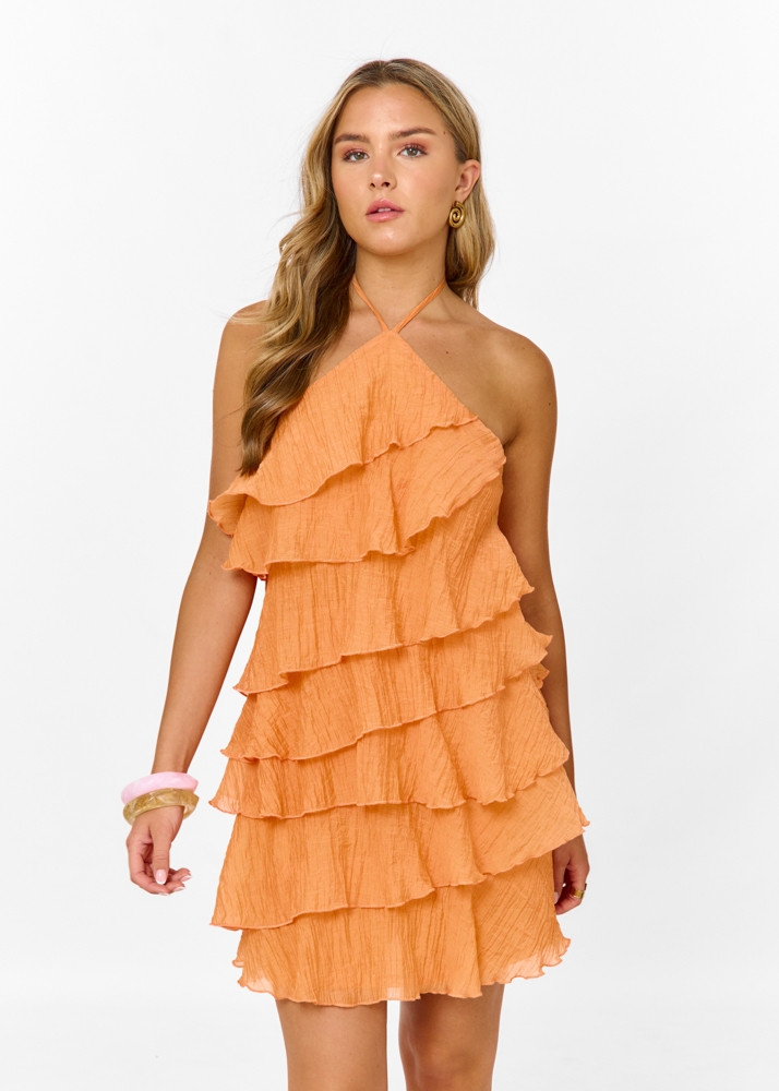 Leonie ruffle jurk