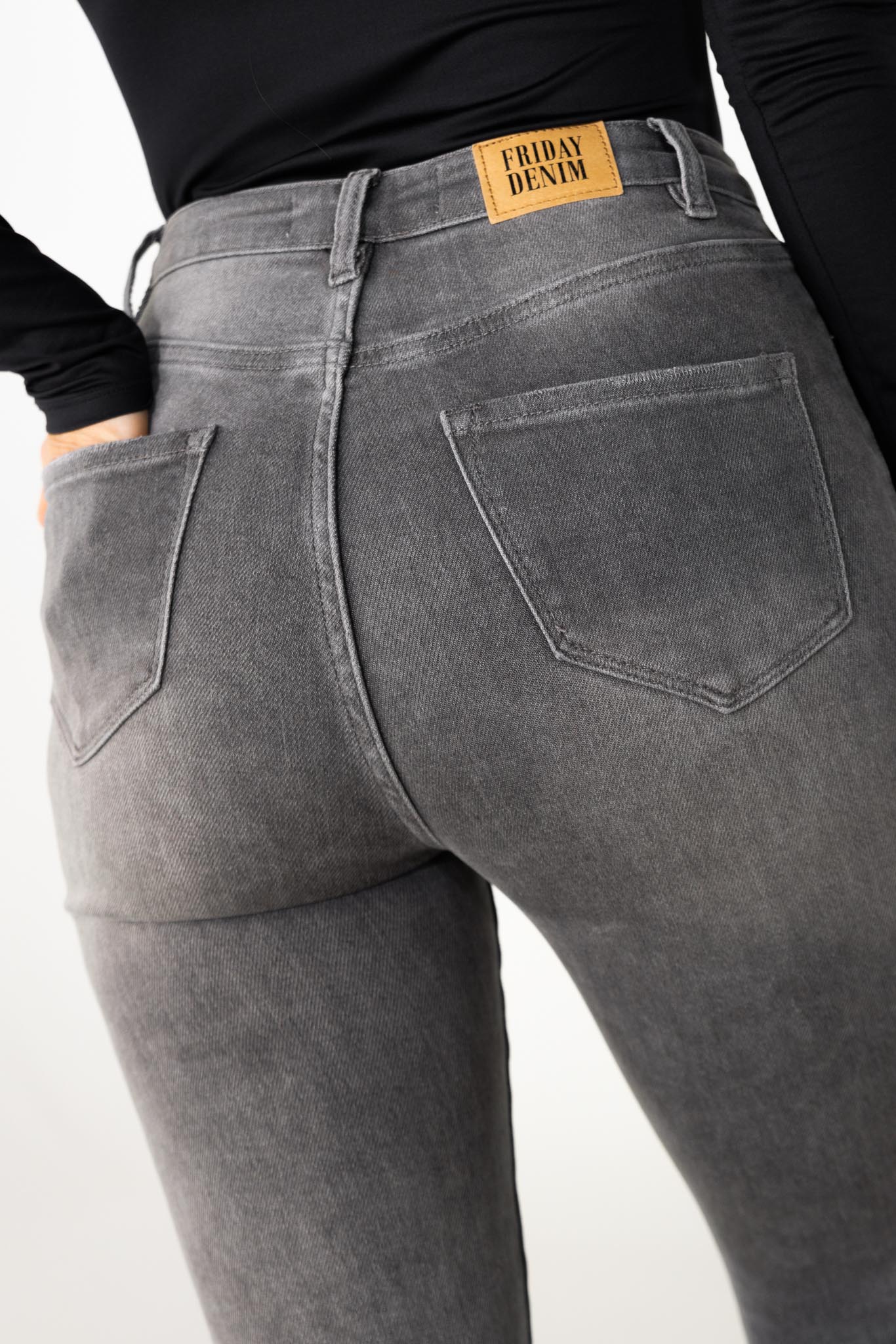 Skinny jeans lichtgrijs