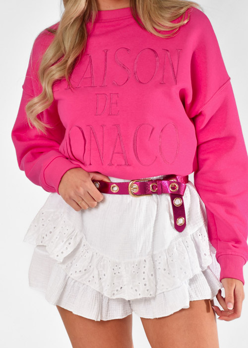 Monaco sweater fuchsia