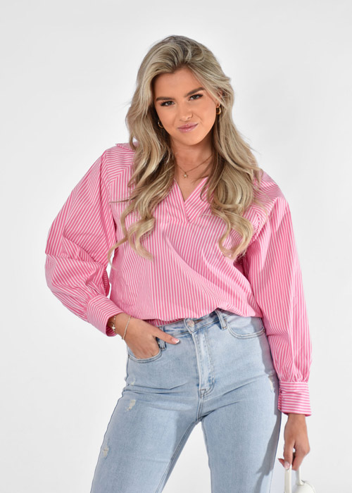 Sara blouse roze