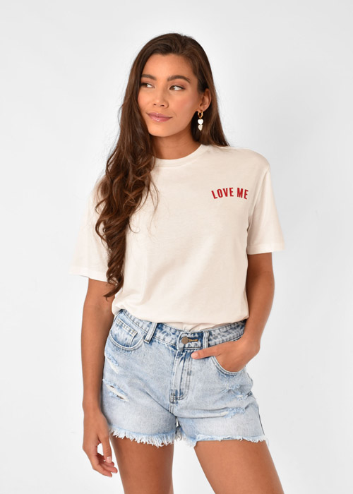 Forever t-shirt wit