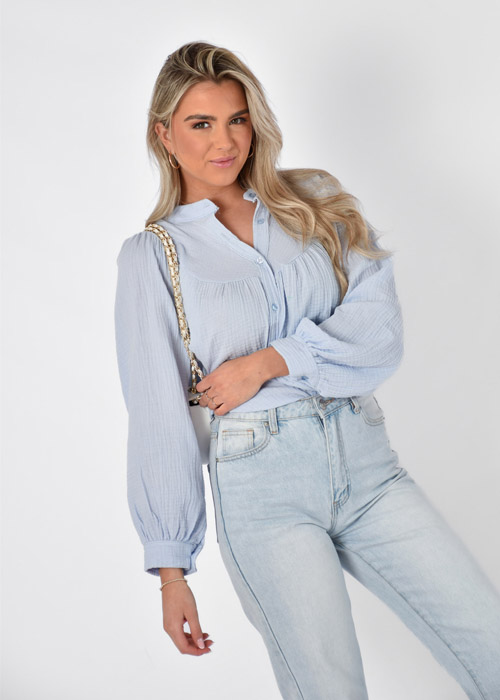 Nienke blouse blauw