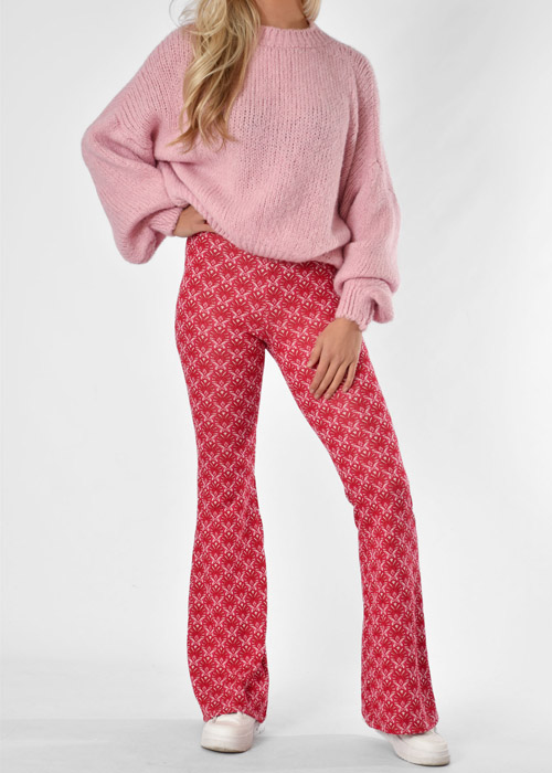 Fenna flared roze
