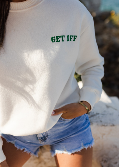 Get off sweater wit